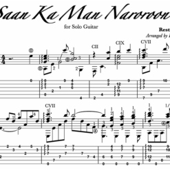 Saan Ka Man Naroroon for Solo Guitar, Arranged by Florante Aguilar  (3 pages, Notation and Tablature, PDF)
